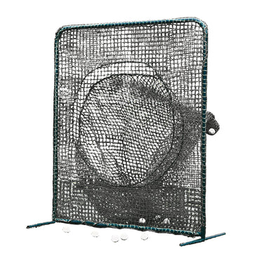 Batting Practice Screen - 7 ft.H x 7 ft.W - Portable - Soft Toss (Black)